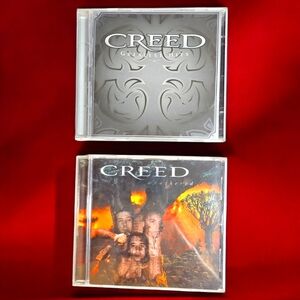 CREED Greatest Hits and Weathered Audio CD 2 Album Set